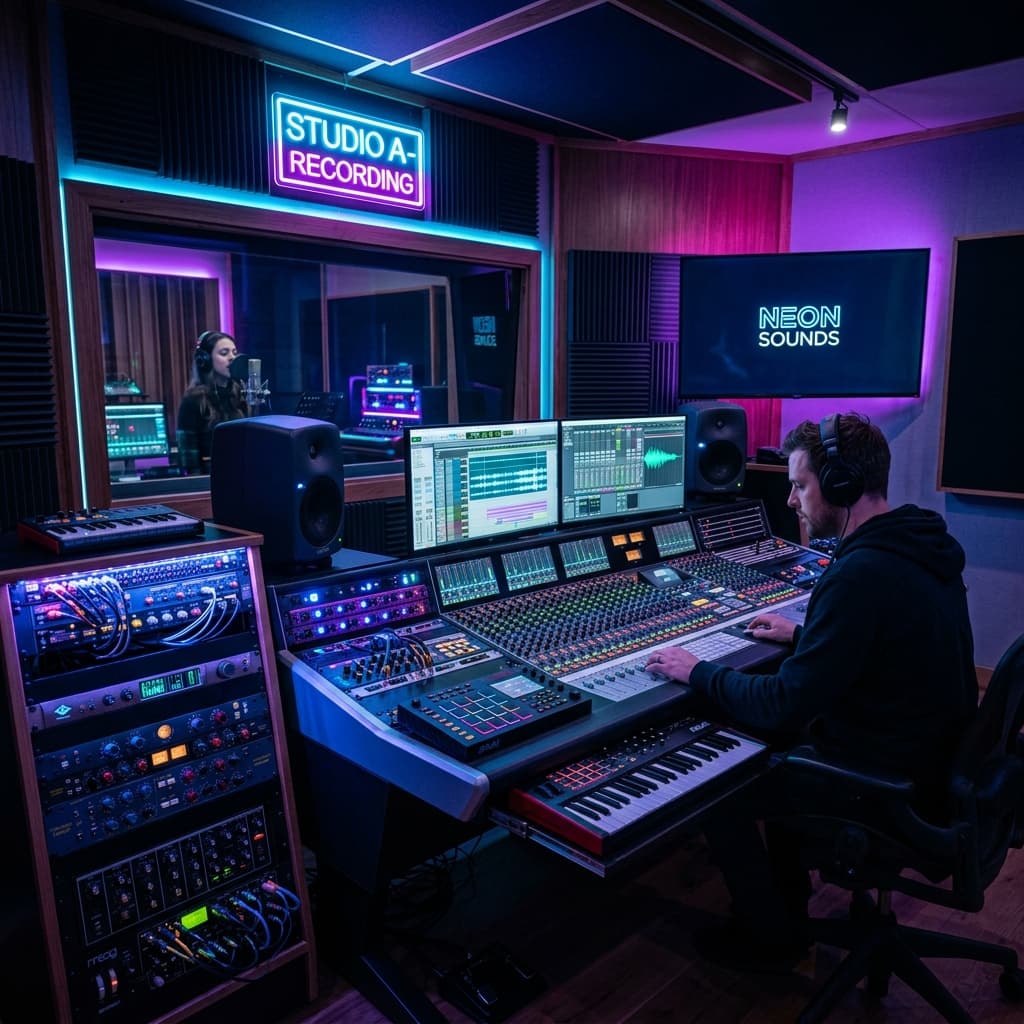 Music Production Background
